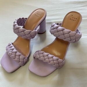 Lavender Braided Heel, 8.5W